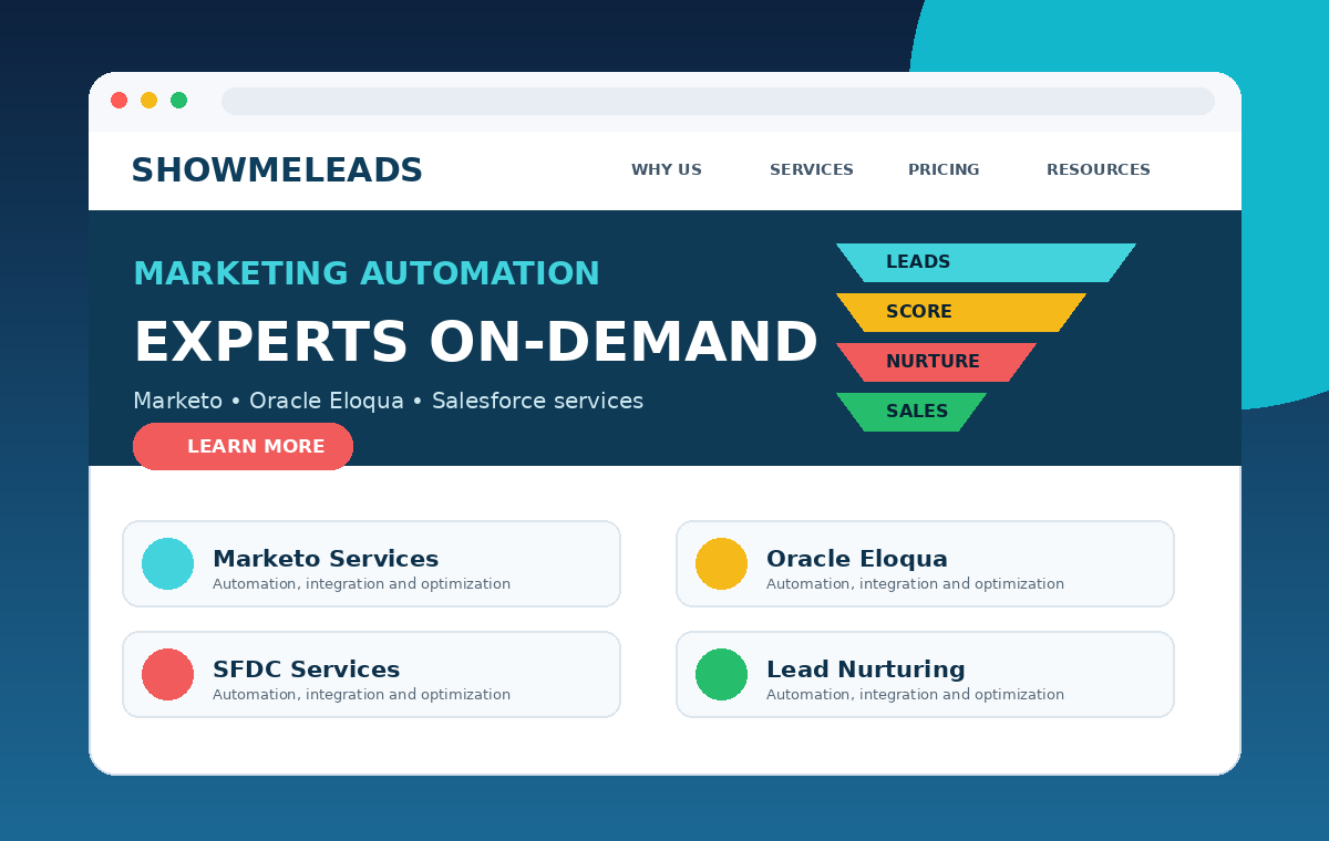 ShowMeLeads Website